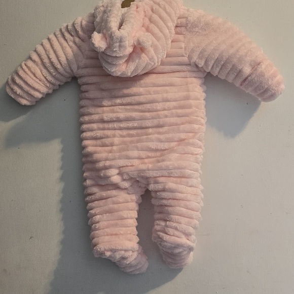 Wonder Nation Pink Fuzzy Baby Jacket - Picture 4 of 9